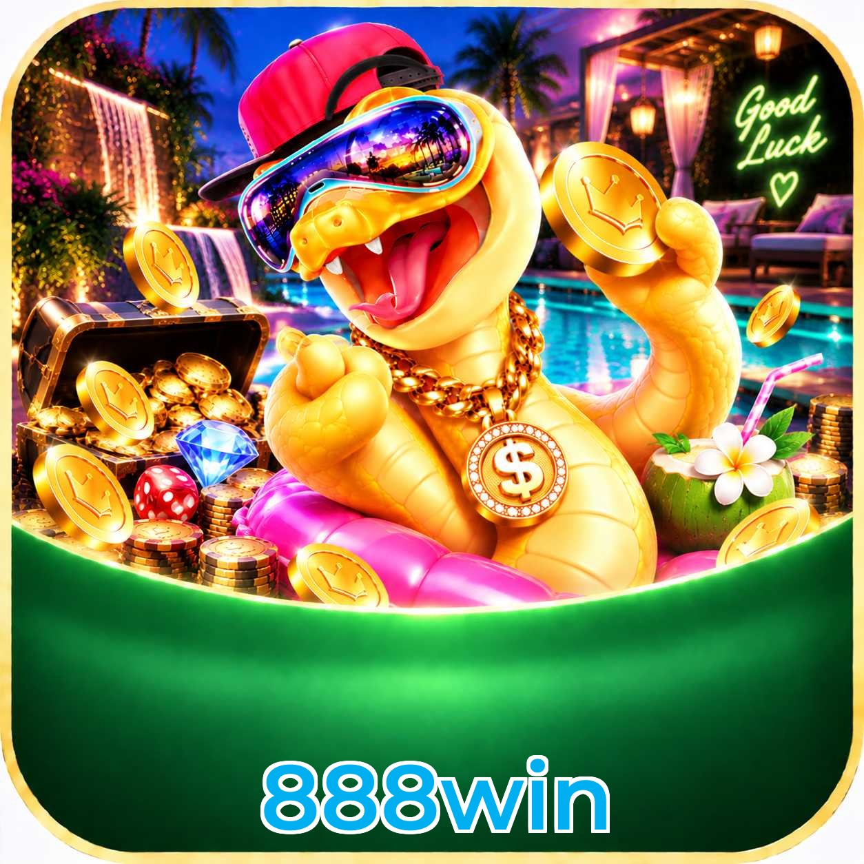 888win Logo - Bônus com Rollover Justo